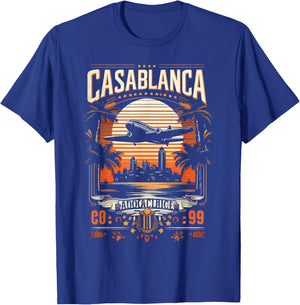 Casablanca Skyline T-Shirt - T-Shirt | Royal