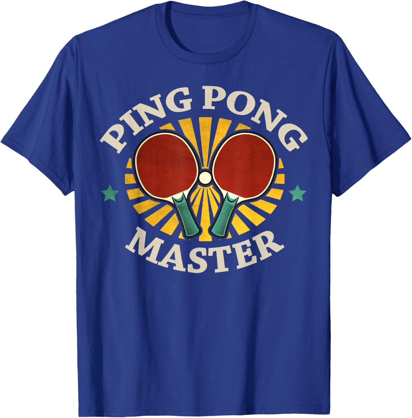 Funny Ping Pong Master Gift Men Women Table Tennis Players T-Shirt - T-Shirt | Royal