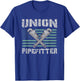 Union Pipefitter Flag for Pipefitter T-Shirt - T-Shirt | Royal