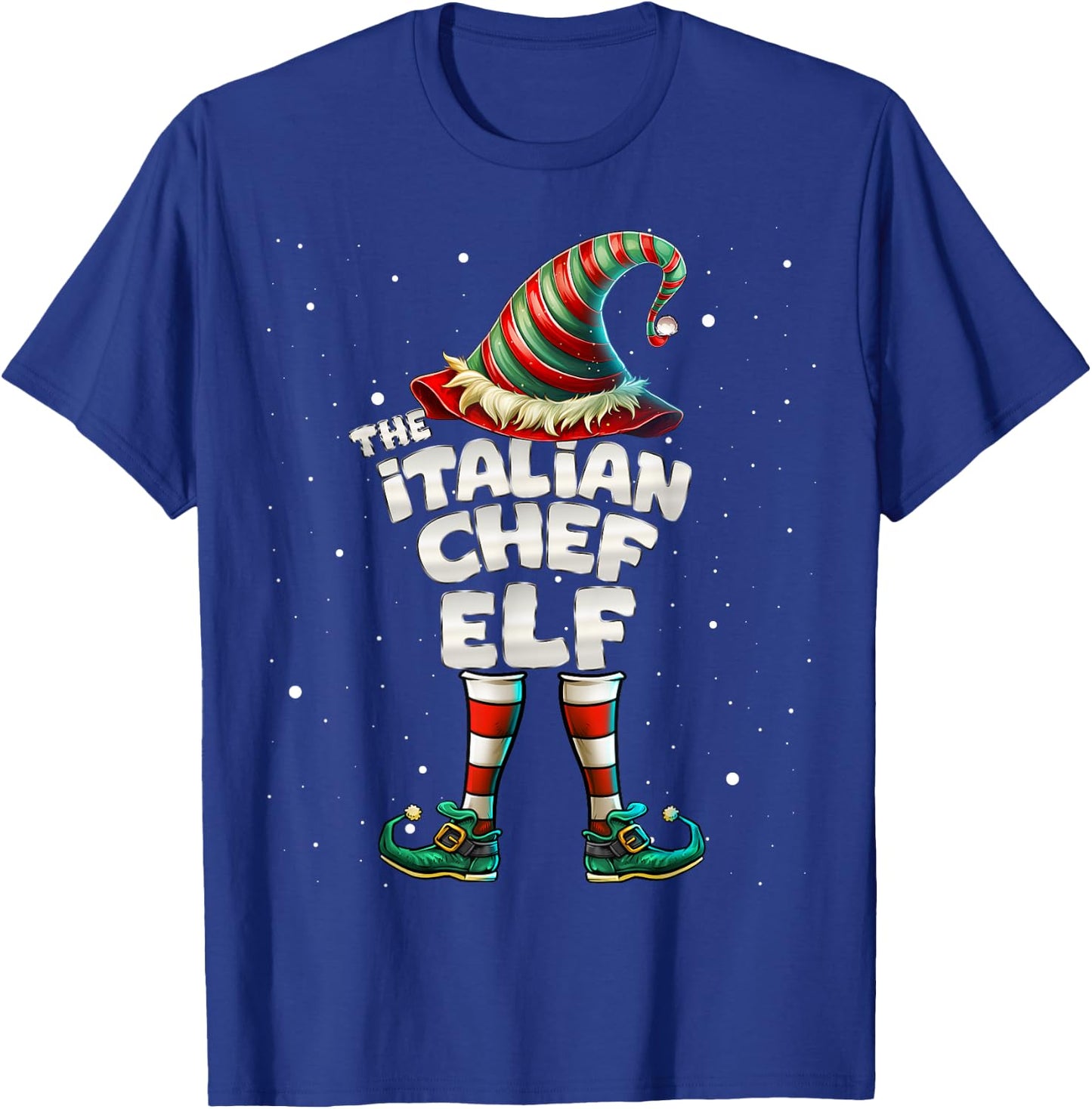 I'm The Italian Chef Elf Family Matching Group Christmas T-Shirt - T-Shirt | Royal