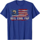 Reel Cool Pap American USA Flag Funny Fishing/Fish Gift T-Shirt - T-Shirt | Royal