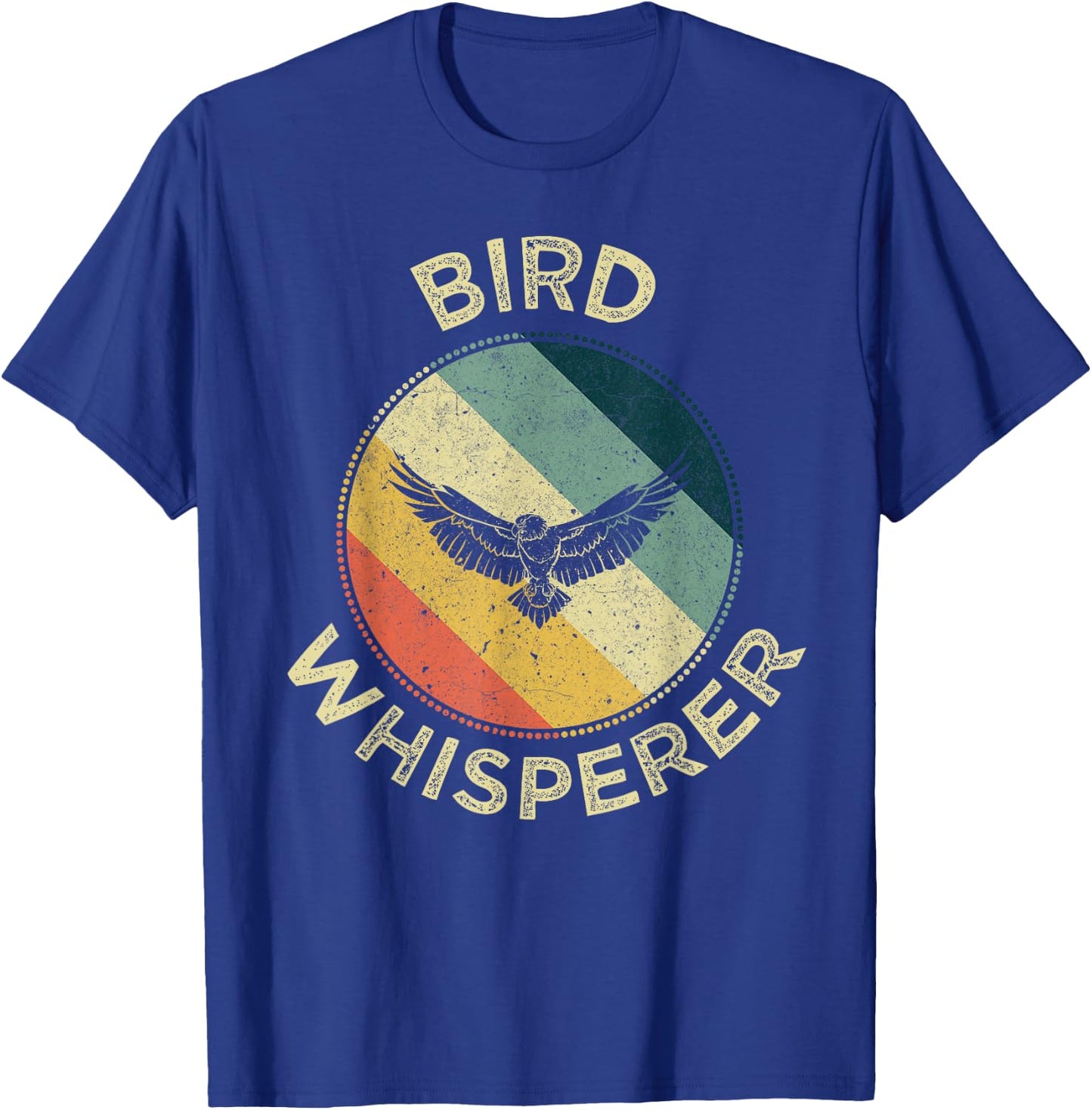 Bird Whisperer Retro Vintage Zoologist Birds Lover Gift T-Shirt - T-Shirt | Royal