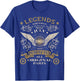 60th Birthday Legends were born in July 1960 Vintage T-Shirt - T-Shirt | Royal