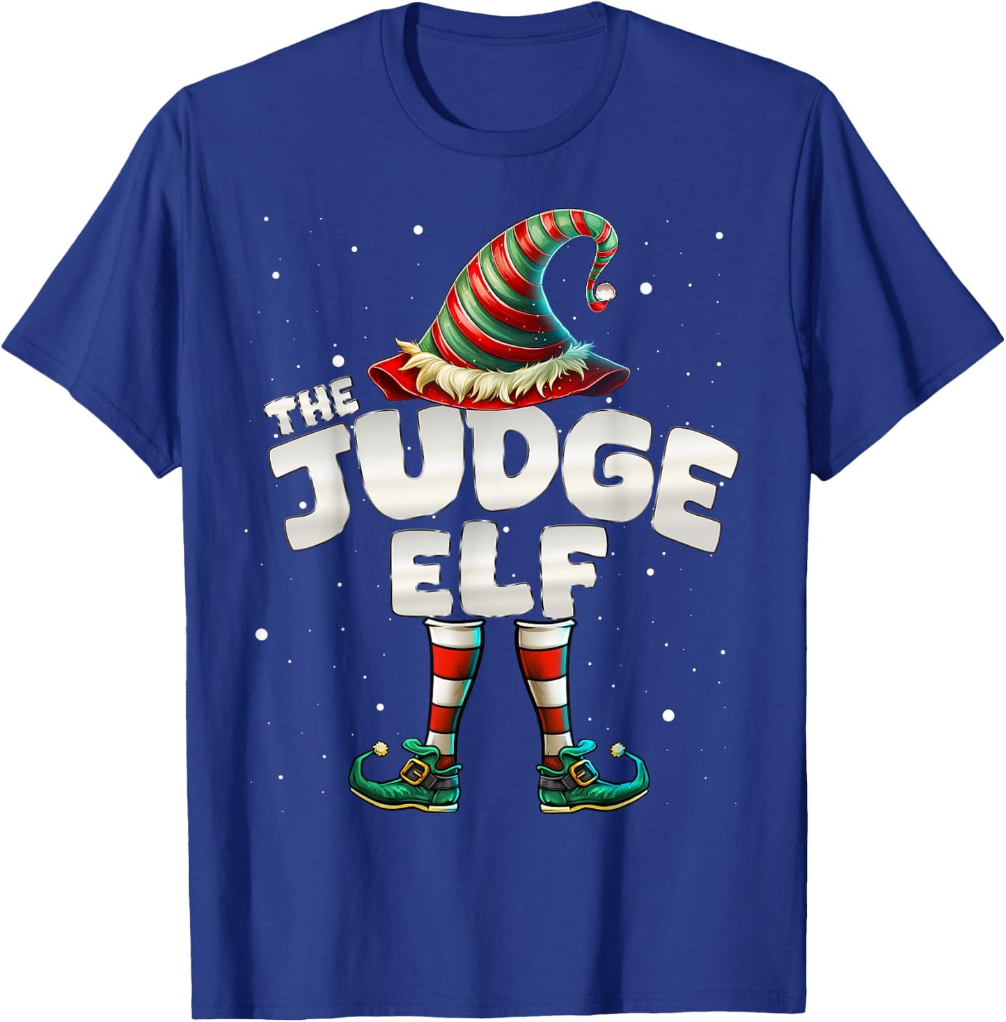 I'm The Judge Elf Family Matching Group Christmas T-Shirt - T-Shirt | Royal
