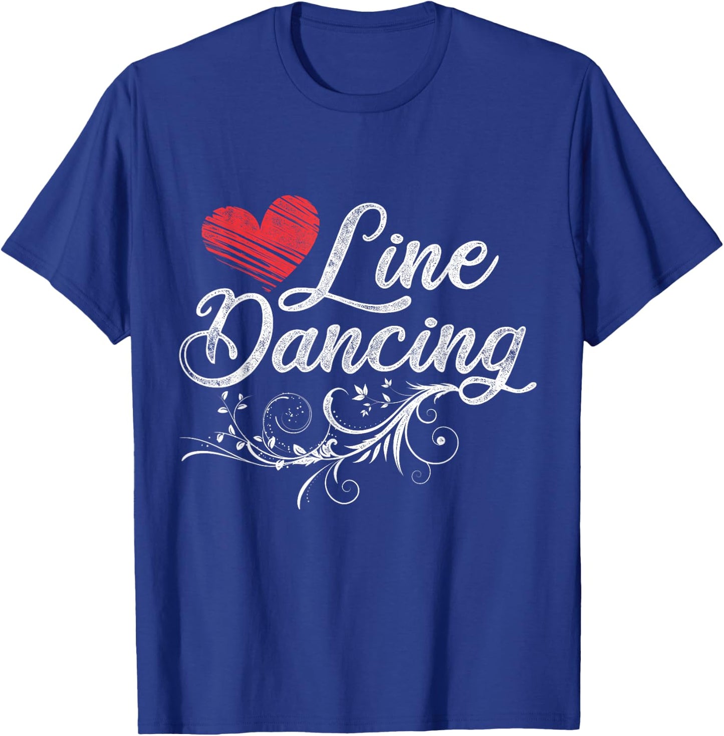 Line Dancing Line Dance T-Shirt - T-Shirt | Royal