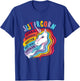 Funny Sistercorn Unicorn Sister Way Cooler Than Normal Sis T-Shirt - T-Shirt | Royal