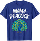 Funny Peacock Gift Mom Women Peafowl Lover Bird Feather T-Shirt - T-Shirt | Royal