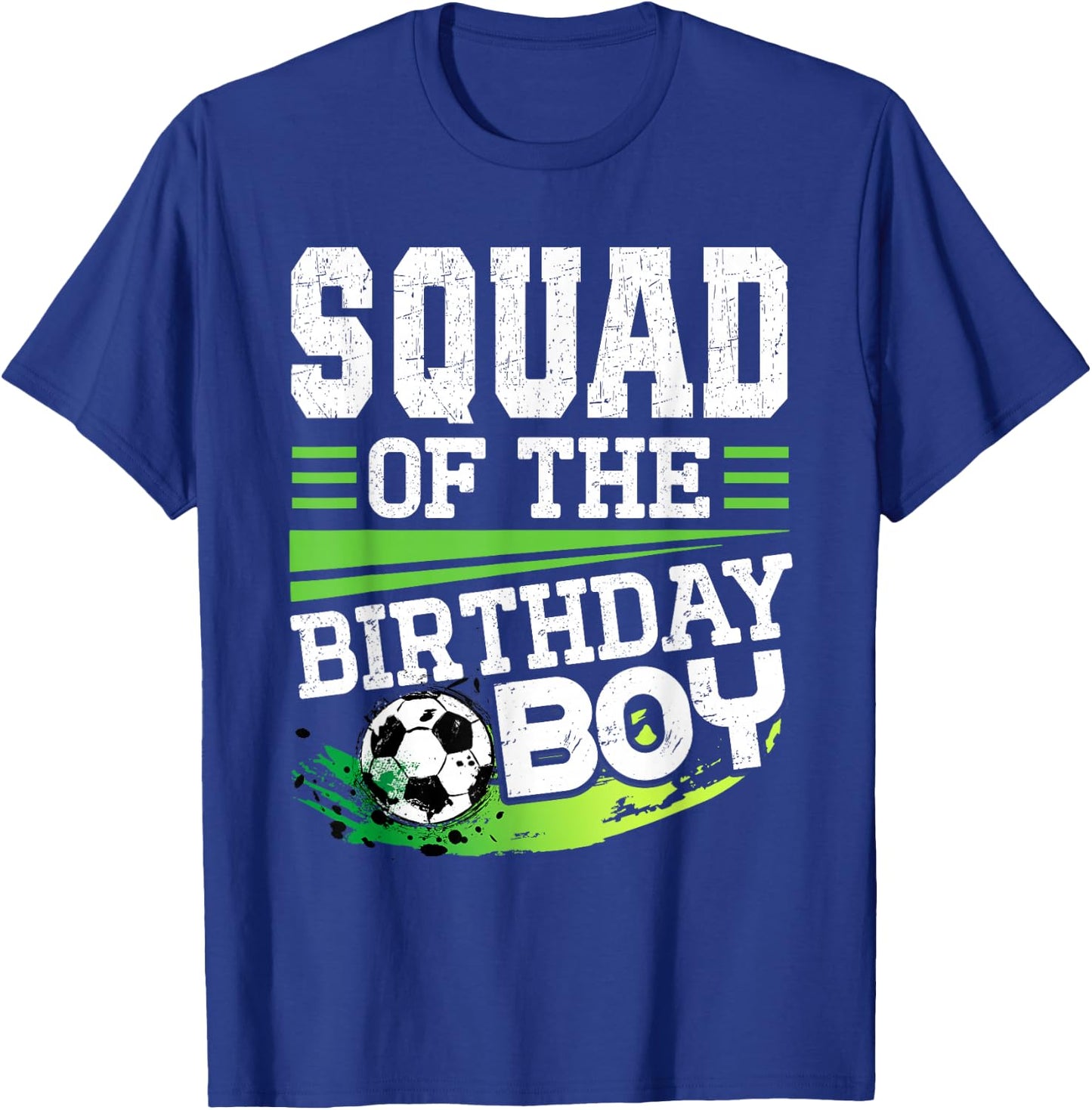 Soccer Birthday Squad of the Birthday Boy Squad Soccer T-Shirt - T-Shirt | Royal
