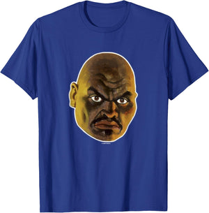 G.I. Joe Classic Roadblock Big Face Retro Portrait T-Shirt - T-Shirt | Royal
