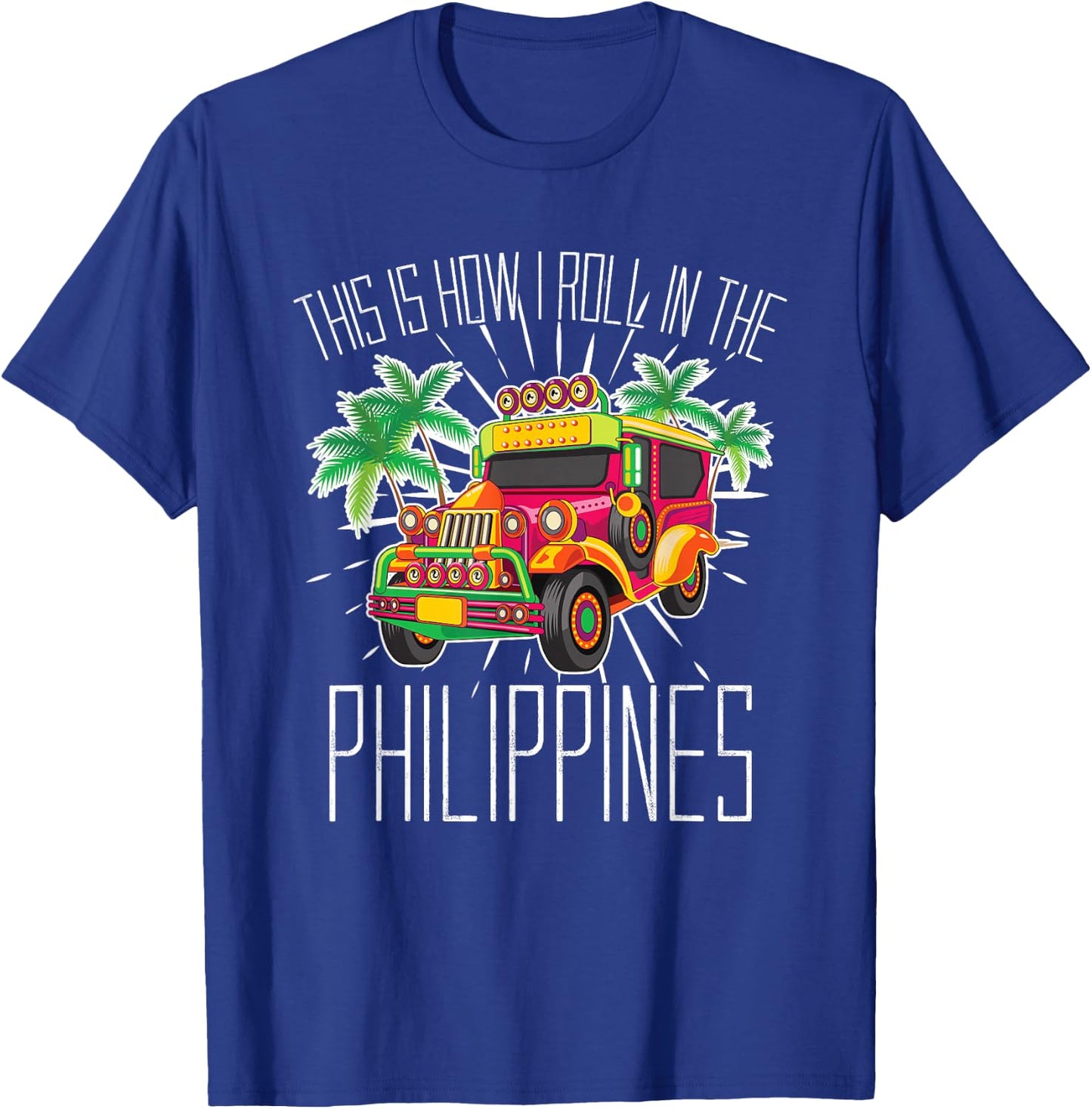 Summer Car Holiday Manila Asia Philippines T-Shirt - T-Shirt | Royal