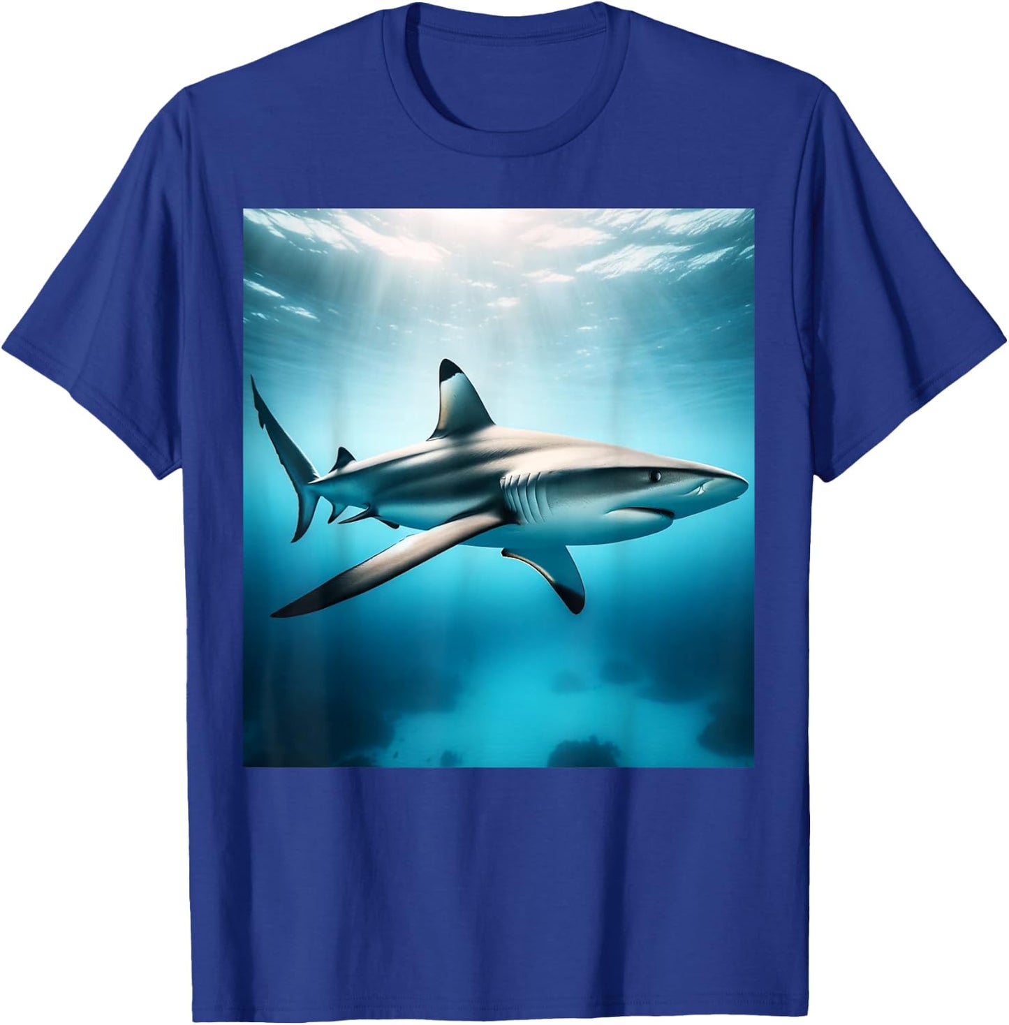 Blacktip Reef Shark Pacific Ocean T-Shirt - T-Shirt | Royal