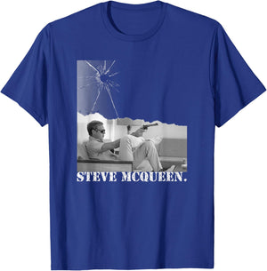 Steve McQueen_022 T-Shirt - T-Shirt | Royal
