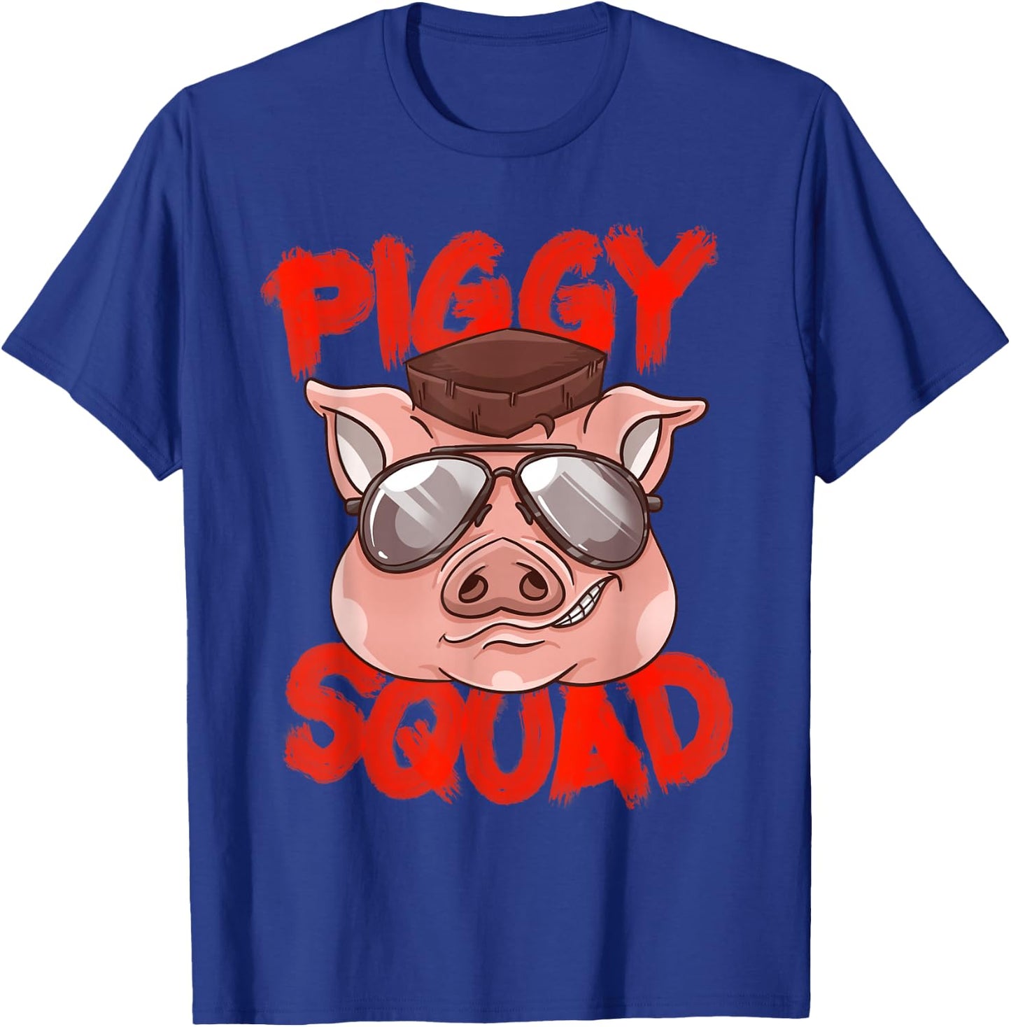Piggy Squad | Cute Pig Farmer Animal Lovers Funny Farm Gift T-Shirt - T-Shirt | Royal