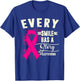 Cleft Lip And Palate Awareness Week Smile Strong Pink Ribbon T-Shirt - T-Shirt | Royal