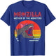 Momzilla Mother Of Monsters Ribbon Retro Mama Step Mom Gift T-Shirt - T-Shirt | Royal