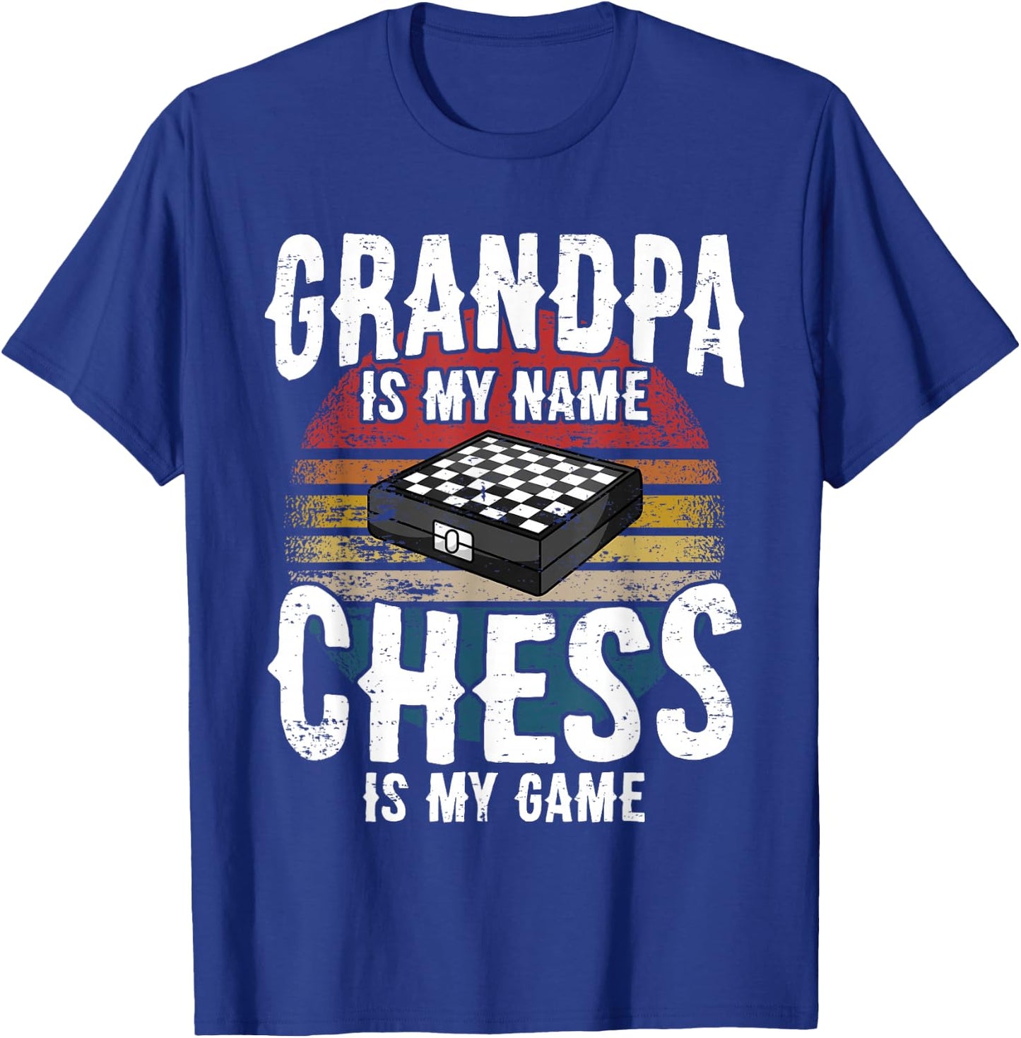 Chess Player Club Club I Retirement Grandpa Grandparents T-Shirt - T-Shirt | Royal