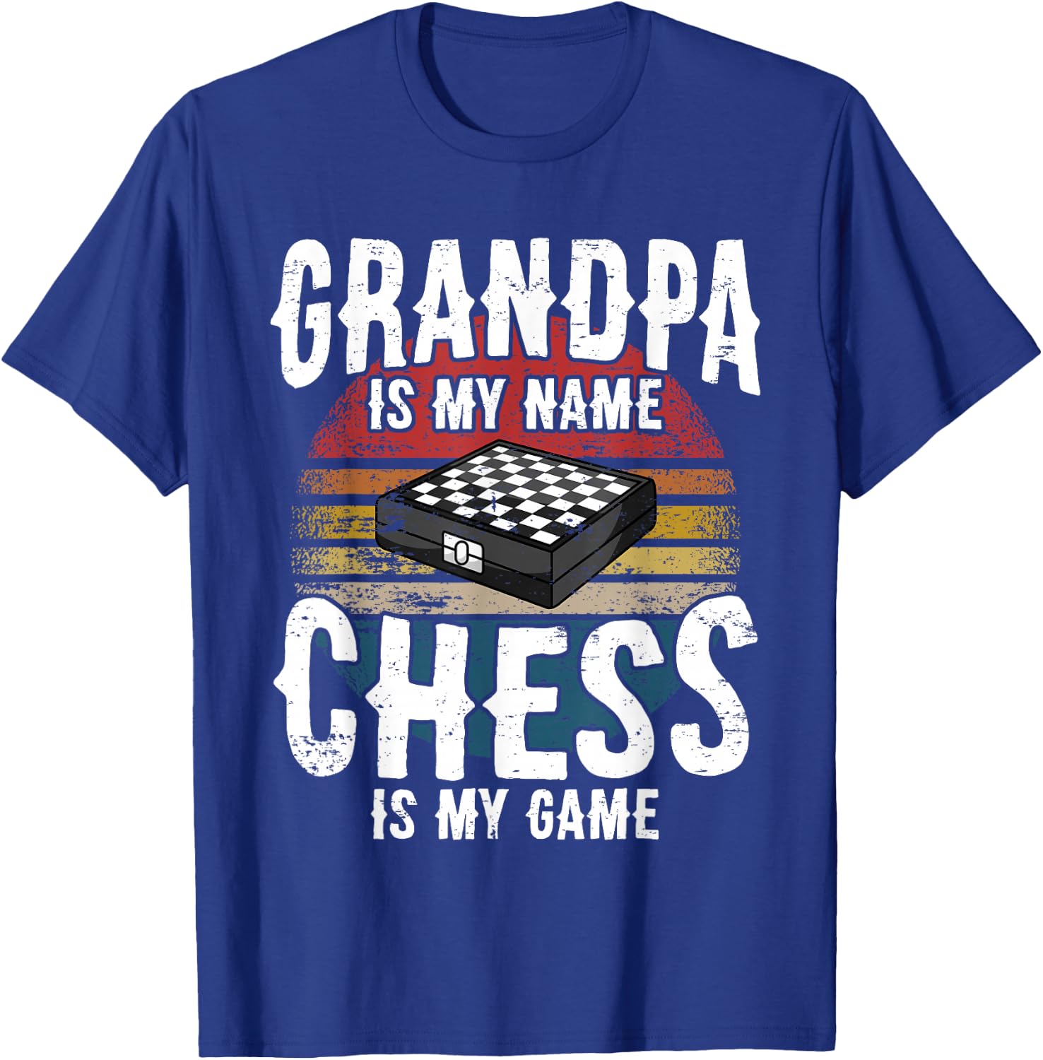Chess Player Club Club I Retirement Grandpa Grandparents T-Shirt - T-Shirt | Royal
