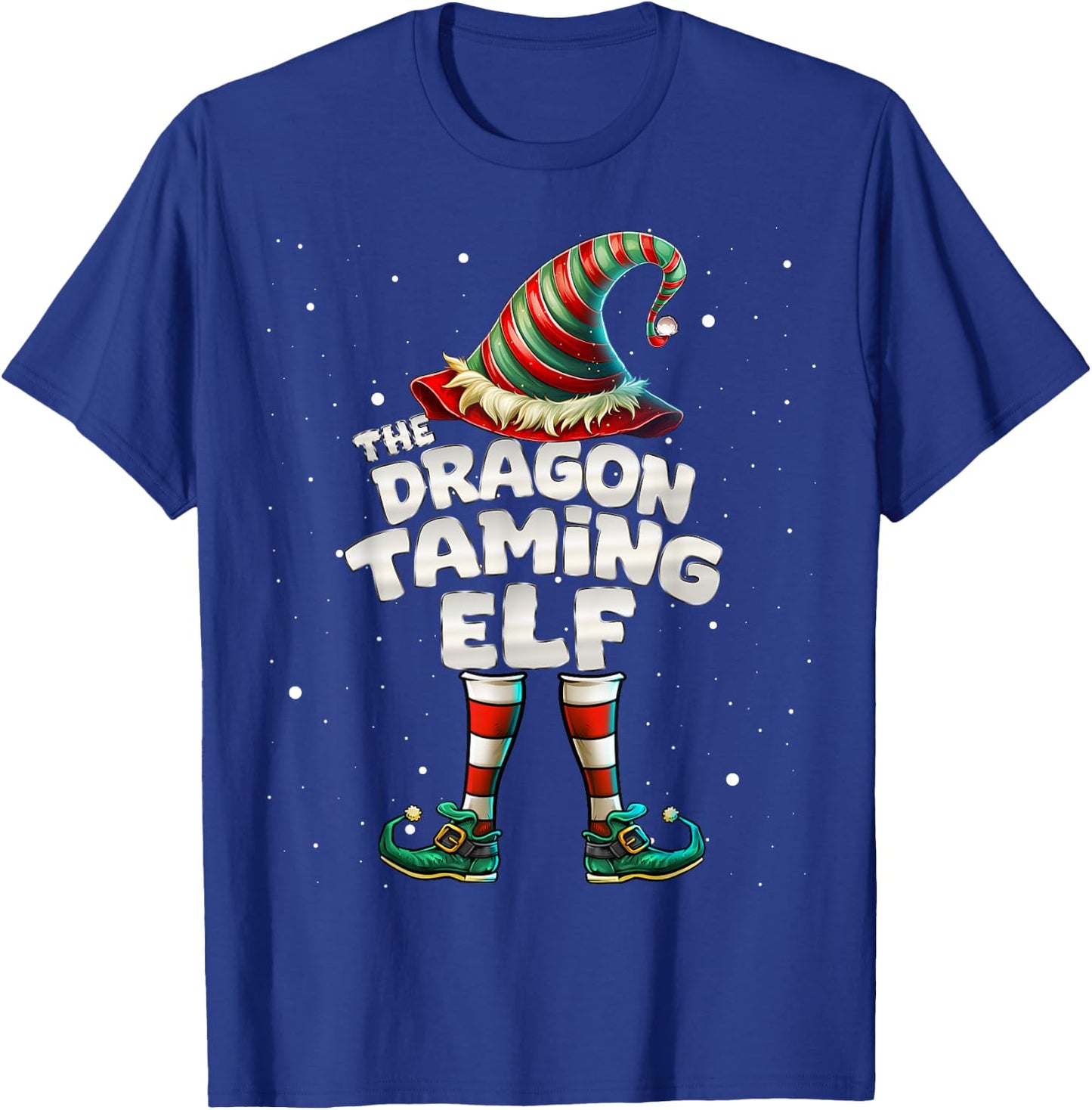 The Dragon Taming Elf Family Matching Group Christmas T-Shirt - T-Shirt | Royal