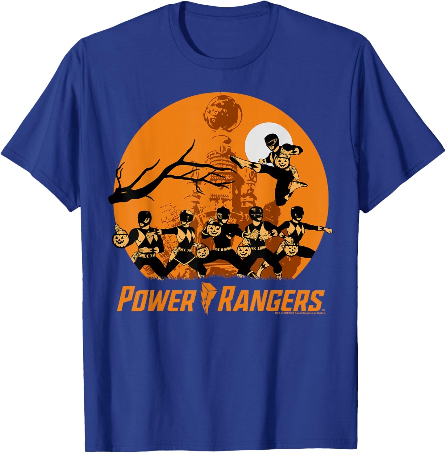 Power Rangers Halloween Haunt T-Shirt - T-Shirt | Royal