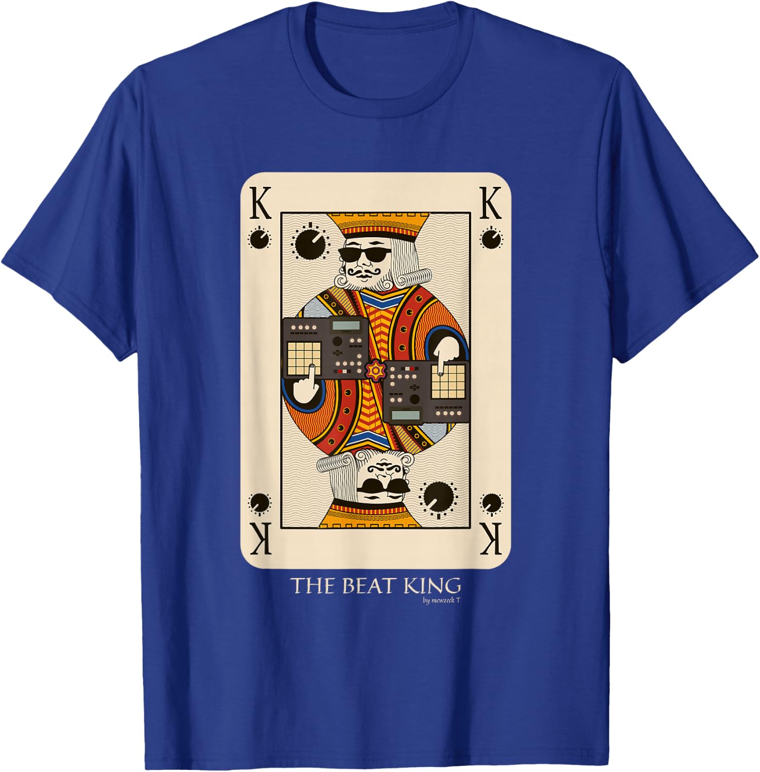 Beatmaker King for Music Producer and Dj T-Shirt - T-Shirt | Royal