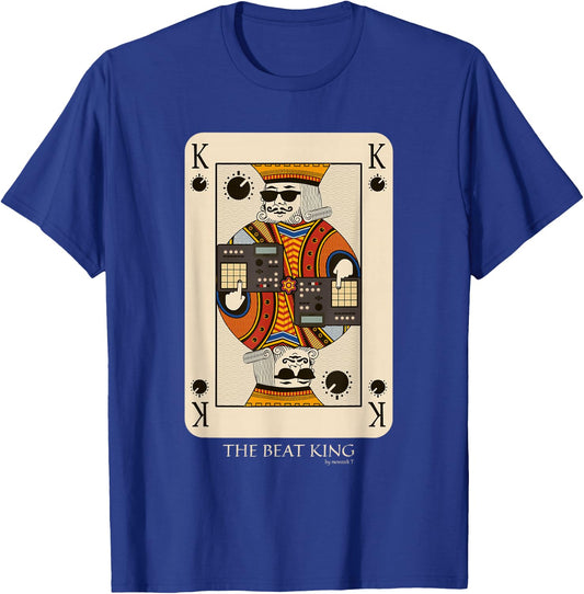 Beatmaker King for Music Producer and Dj T-Shirt - T-Shirt | Royal