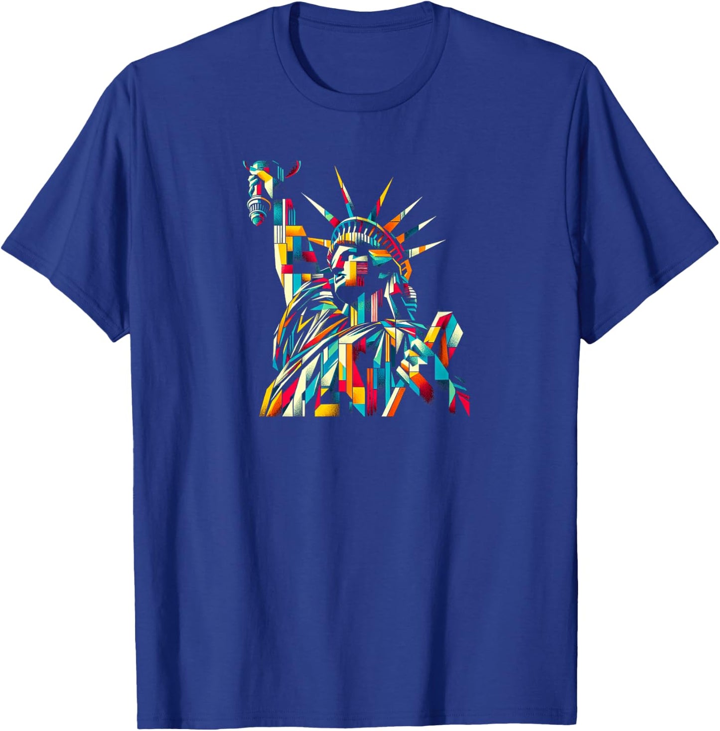 Statue of Liberty Design T-Shirt - T-Shirt | Royal