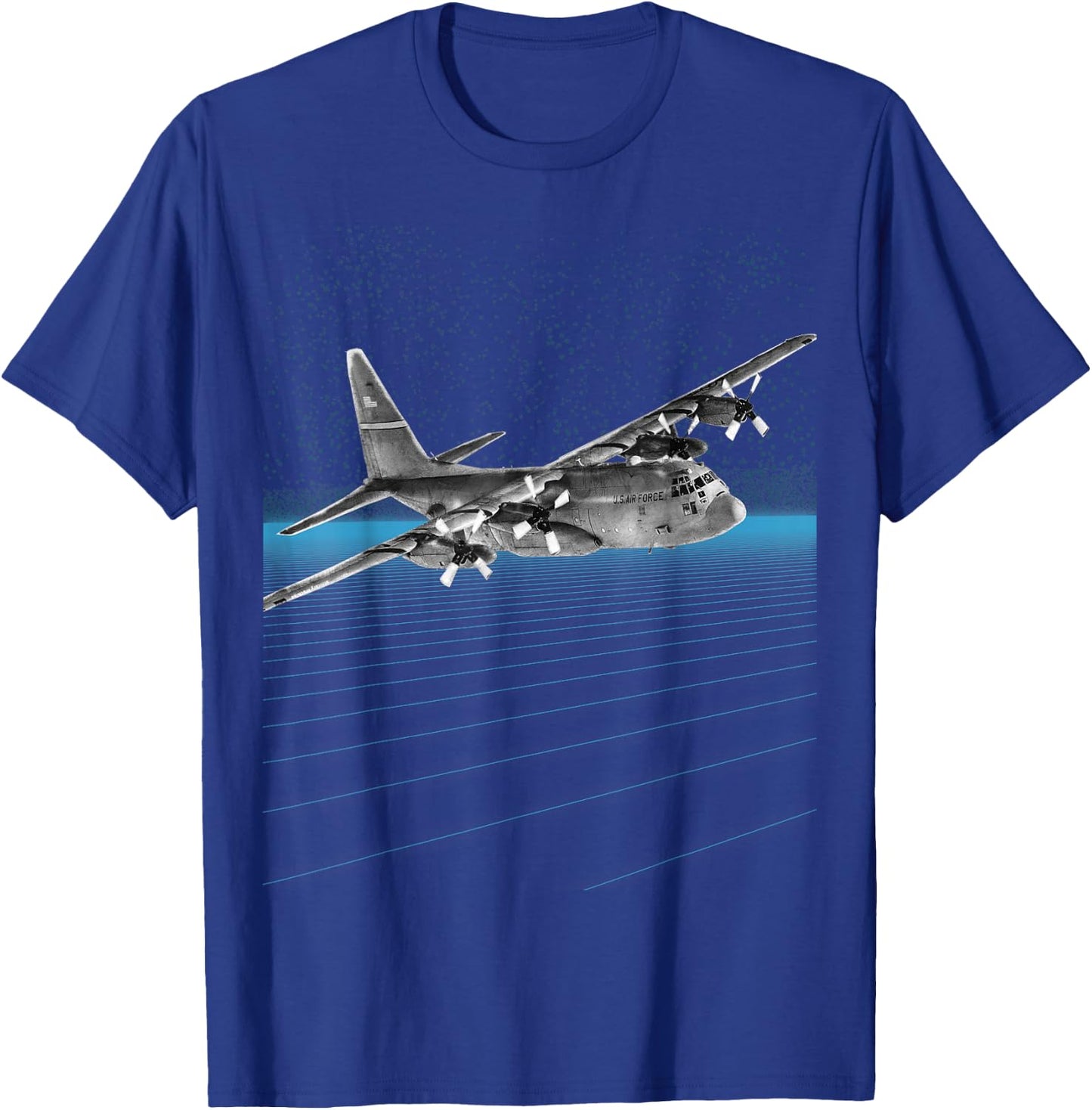 C-130 Hercules - Collectable Military T-Shirt - T-Shirt | Royal