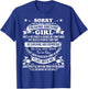 Sorry I am Already Taken by Awesome Girl Shirt Valentine Day T-Shirt - T-Shirt | Royal