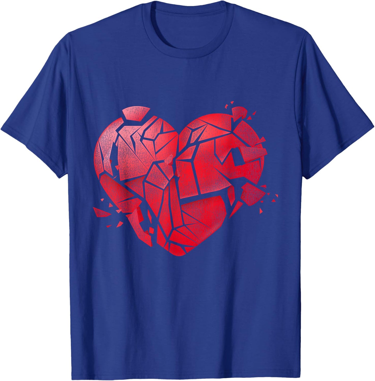 Broken Heart Anti Valentines Day T-Shirt - T-Shirt | Royal