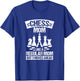 CHESS MOM LIKE A REGULAR MOM BUT 3 MOVES AHEAD. Chess Fan T-Shirt - T-Shirt | Royal