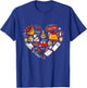 Theatre heart love actor actress gift women kids T-Shirt - T-Shirt | Royal