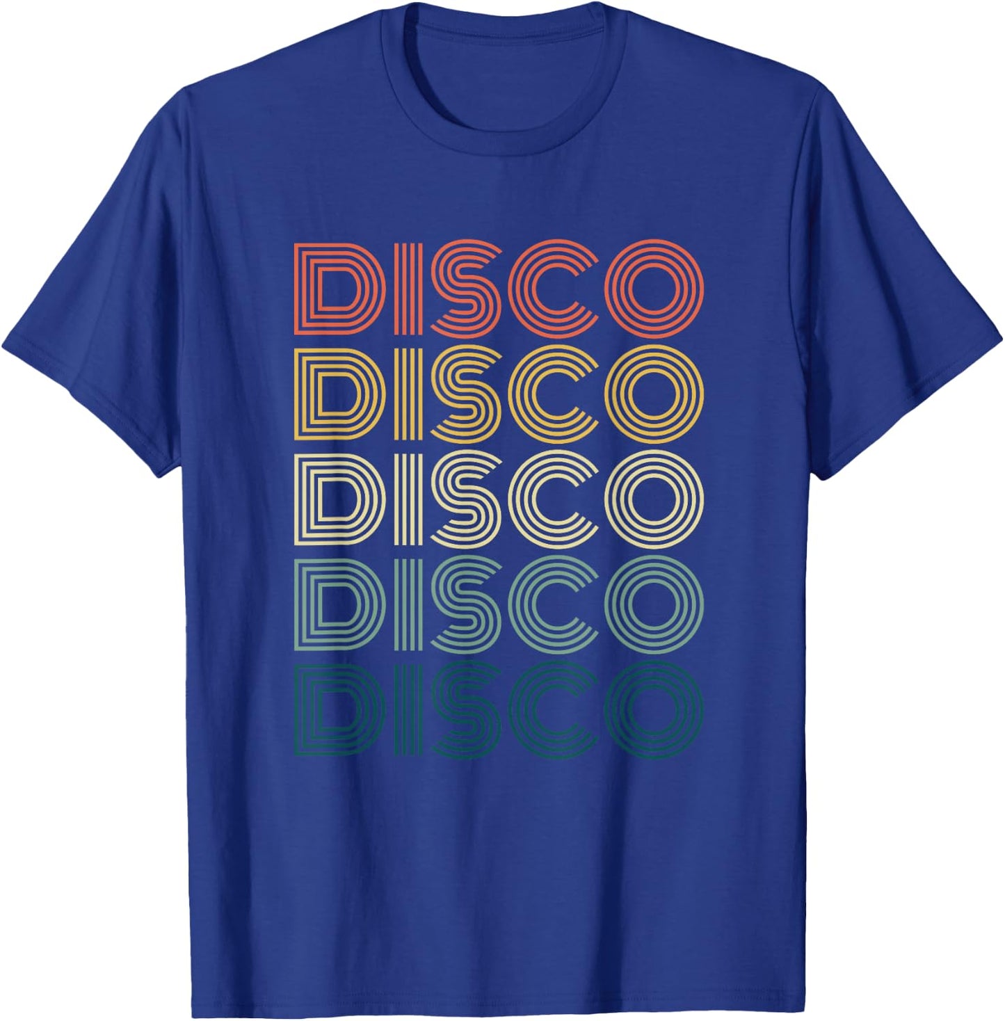 Disco Themed Funky Vintage 70s 80s For Dance Parties T-Shirt - T-Shirt | Royal