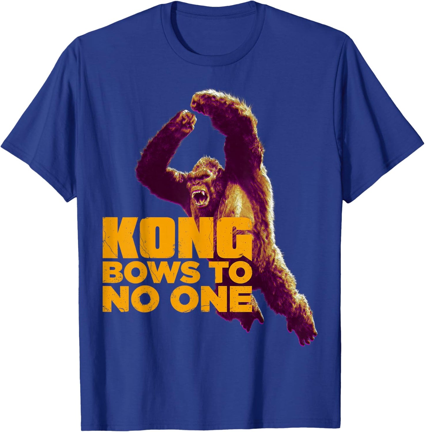 Godzilla vs Kong - Kong Bows To No One T-Shirt - T-Shirt | Royal