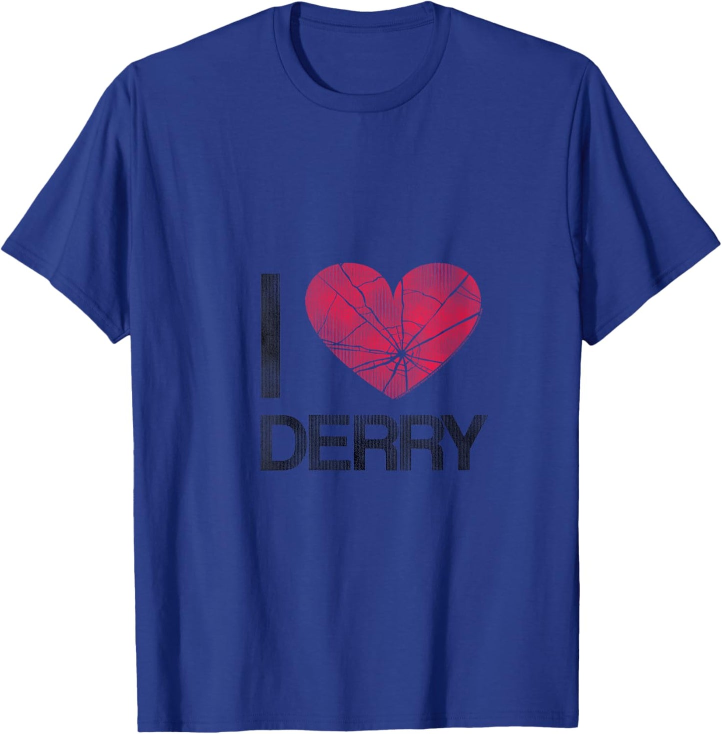 It I Heart Derry Stephen King Horror V-Neck T-Shirt - T-Shirt | Royal