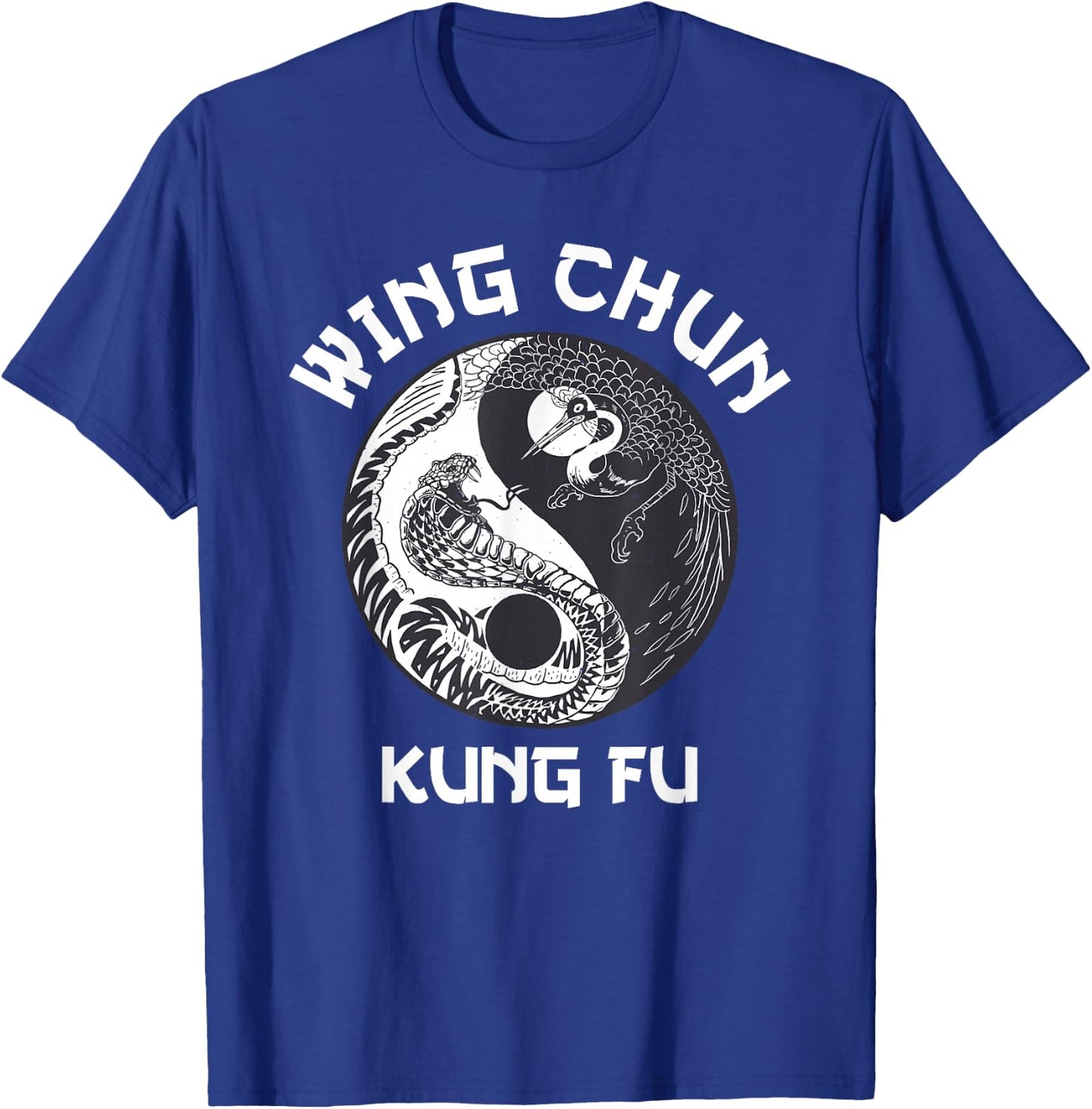 Wing Chun Yin Yang Snake Crane T-Shirt - T-Shirt | Royal