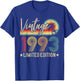 Vintage 1993 30th Birthday Gift 30 Years Old Limited Edition T-Shirt - T-Shirt | Royal