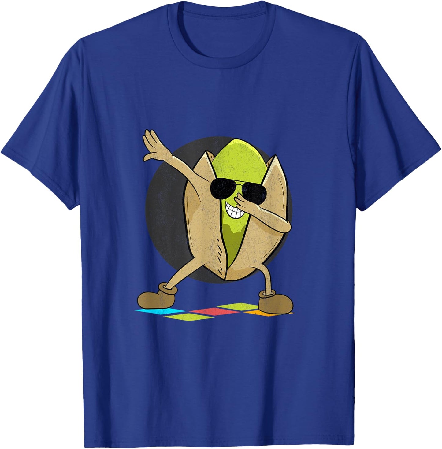 Dabbing Pistachio Day Funny Pistachios T-Shirt - T-Shirt | Royal
