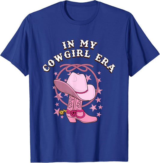 In My Cowgirl Era Retro Howdy Western Country Rodeo Cowgirl T-Shirt - T-Shirt | Royal