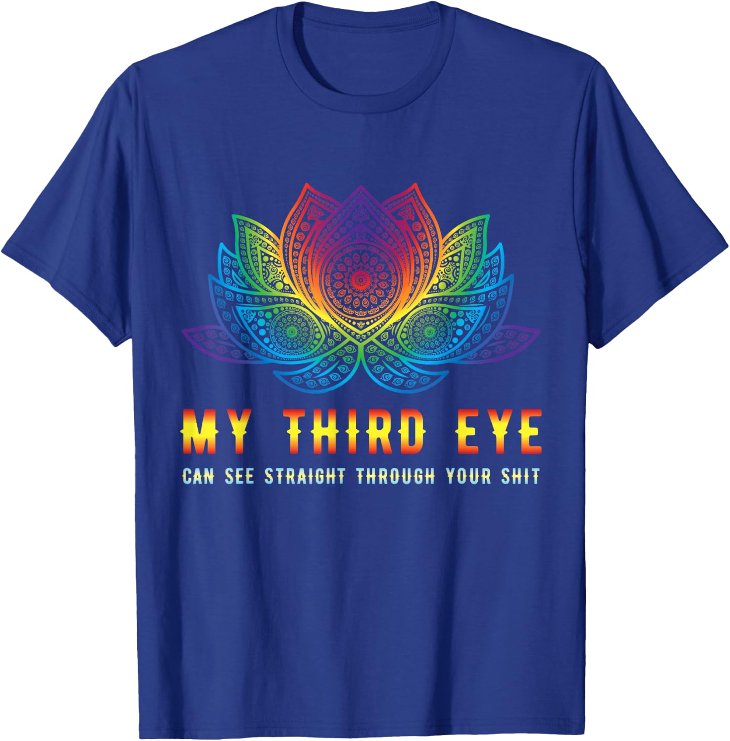 Third Eye Yoga Gift Psychedelic Trance Dancing Goa T-Shirt - T-Shirt | Royal
