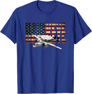 E-2 Hawkeye T-Shirt - T-Shirt | Royal