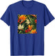 Bird Of Paradiese Flower Pattern Graphic T-Shirt - T-Shirt | Royal