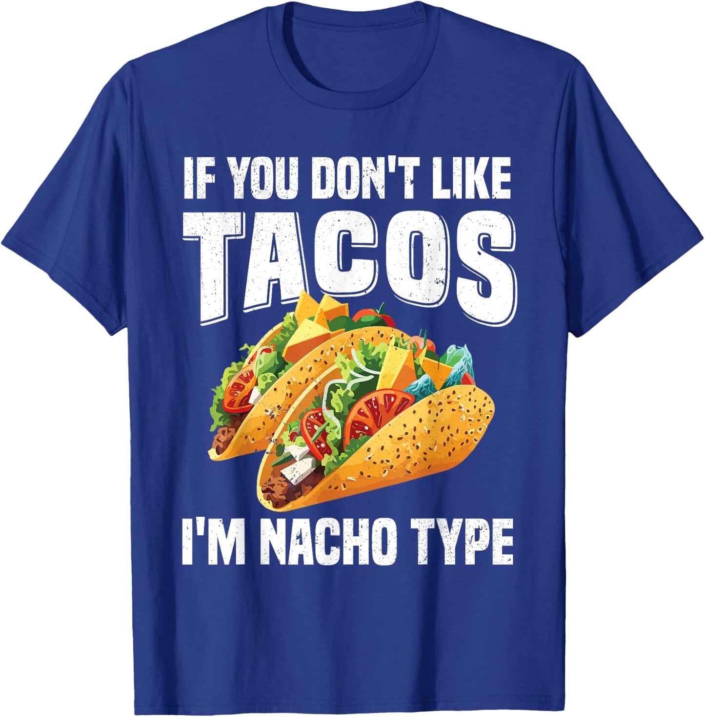 Cute Taco Design Women Kids Mexican Food Taco Lover T-Shirt - T-Shirt | Royal