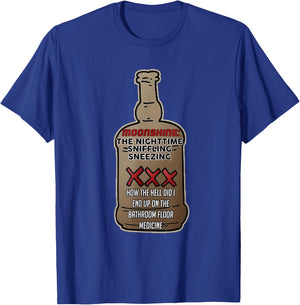 Moonshine Moonshiners Distiller Funny Moonshiner T-Shirt - T-Shirt | Royal