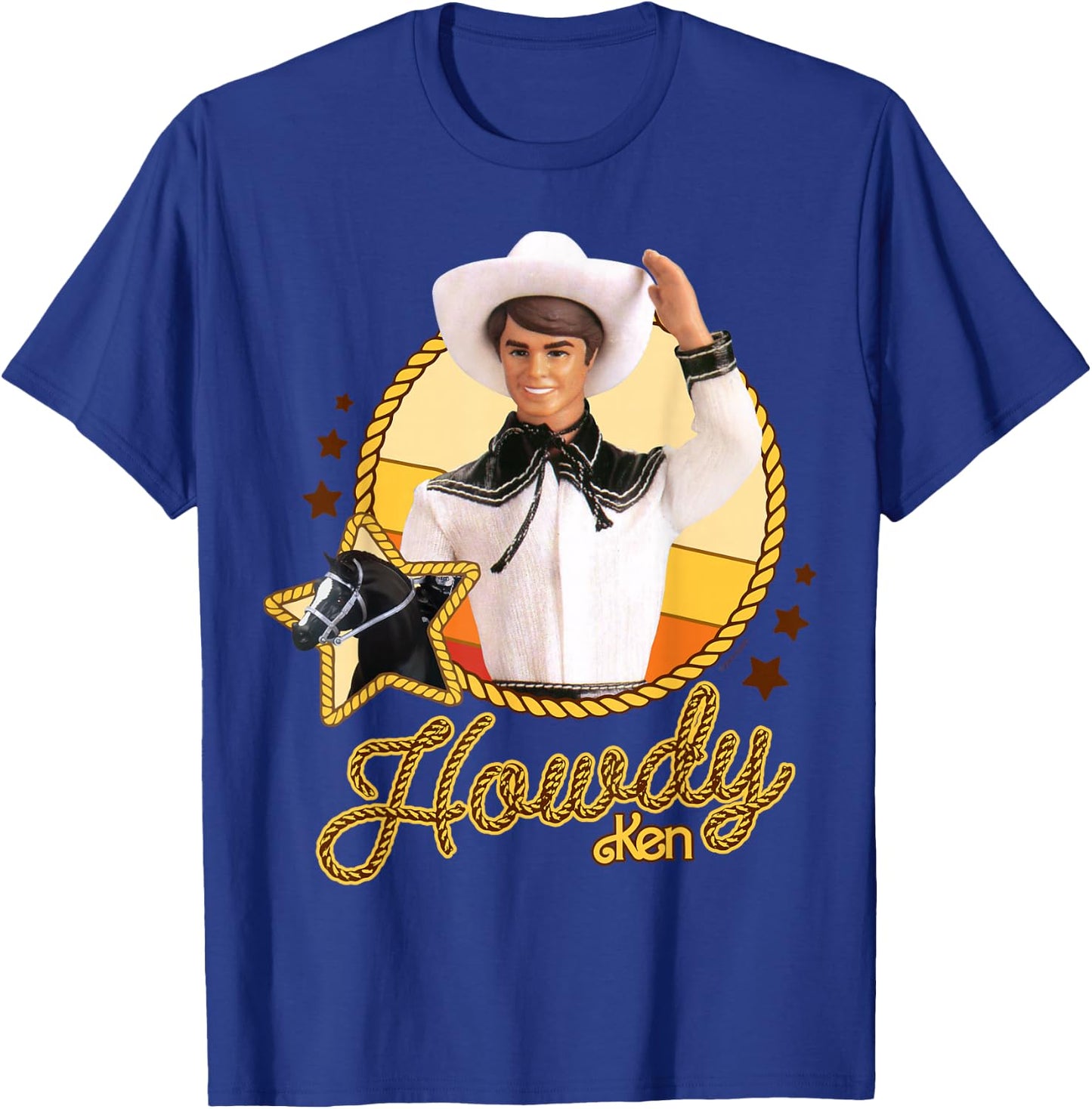 Barbie Howdy Ken Western Cowboy Doll with Horse T-Shirt - T-Shirt | Royal