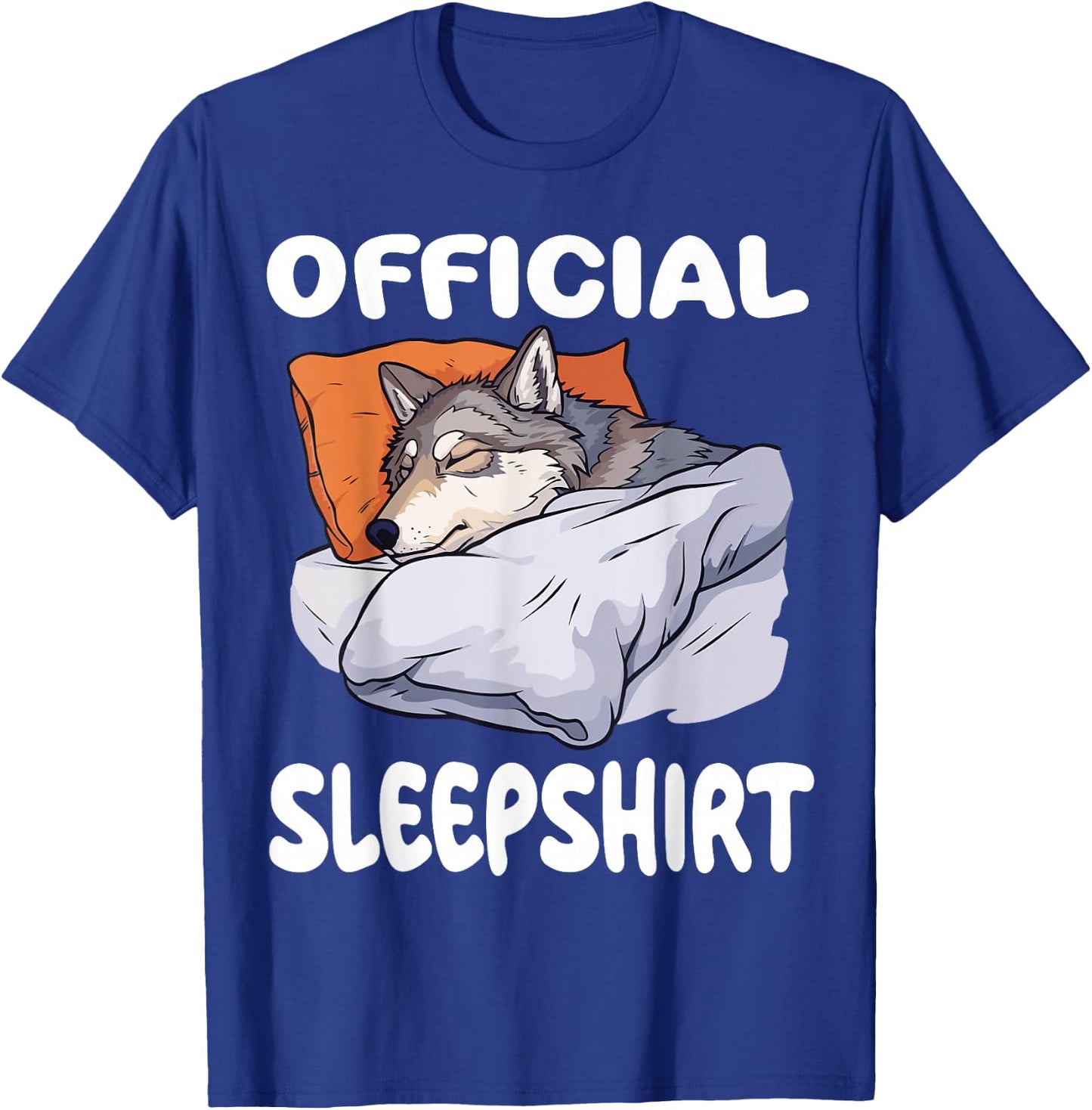 Wolf Official Sleepshirt Pajamas Nightgown T-Shirt - T-Shirt | Royal
