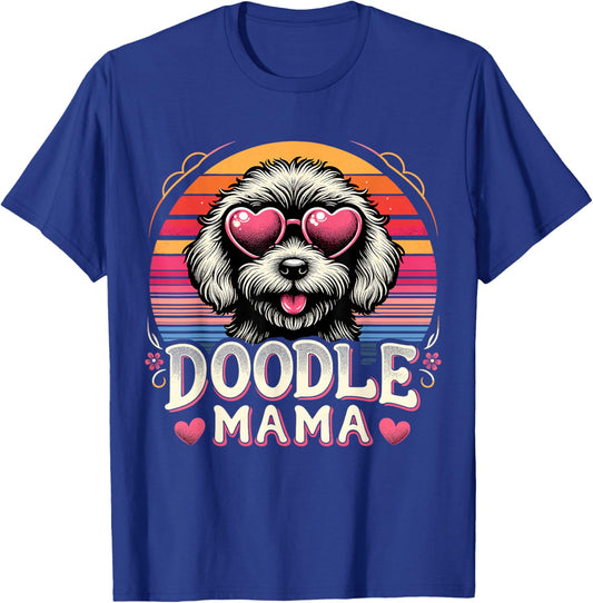 Doodle Mama Goldendoodle Mom T-Shirt - T-Shirt | Royal
