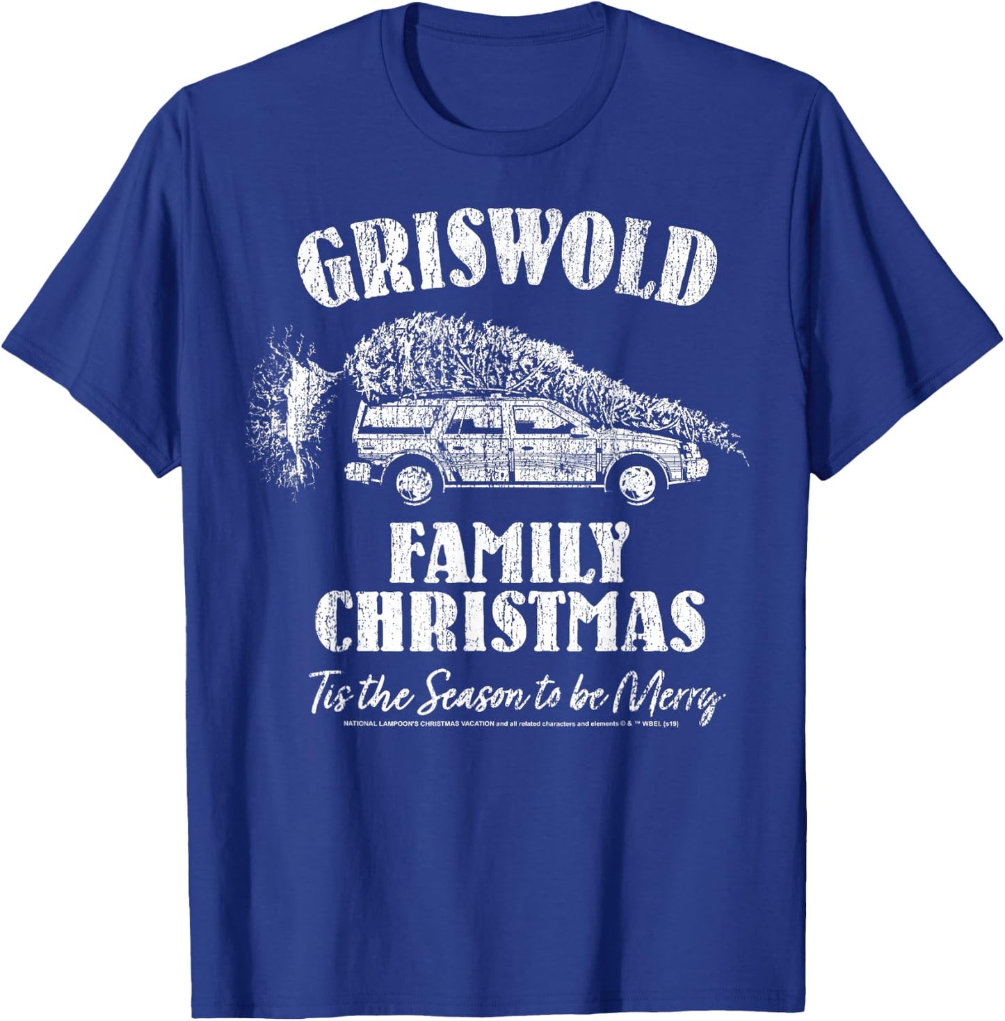 National Lampoon's Christmas Vacation 'Tis The Season Car T-Shirt - T-Shirt | Royal