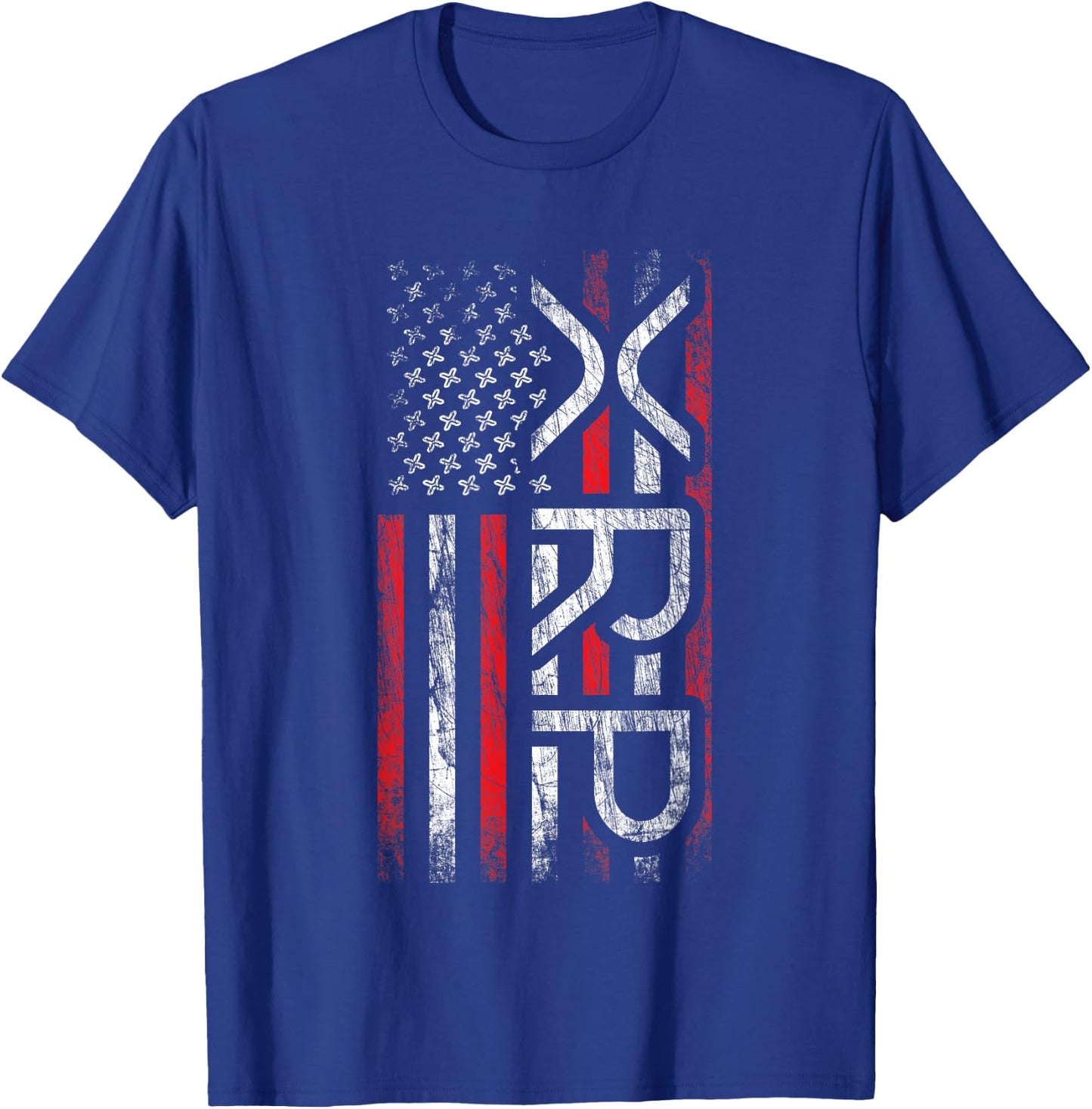 XRP Crypto - XRP Cryptocurrency - American Flag - XRP T-Shirt - T-Shirt | Royal