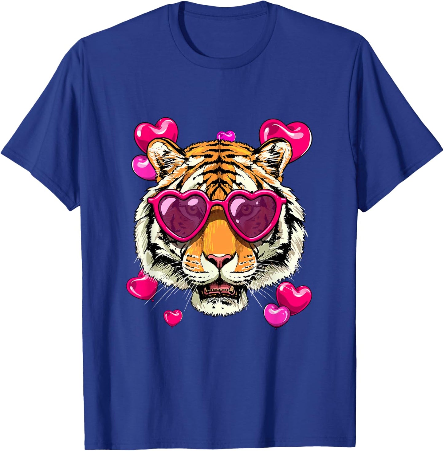 Bengal Tiger Shirt Valentines Tiger Animal Face Tiger Lover T-Shirt - T-Shirt | Royal