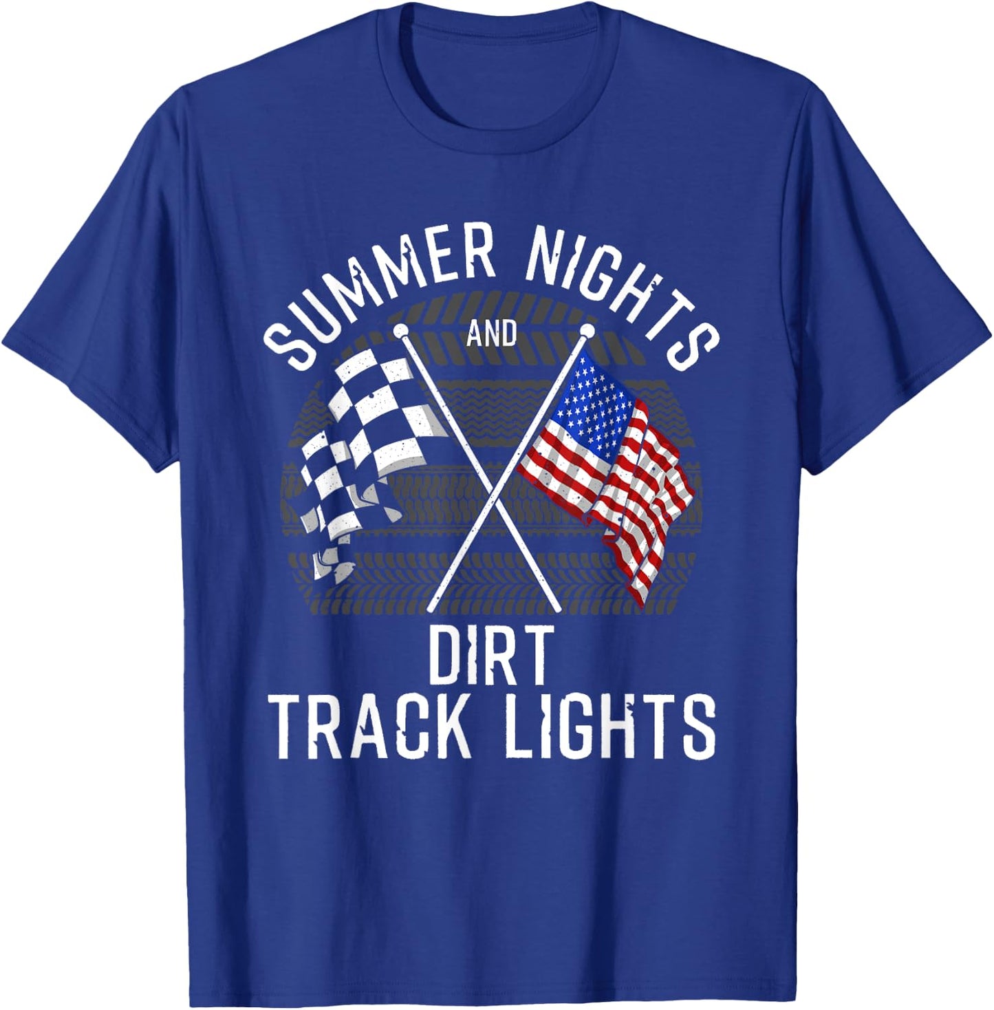 Funny Dirt Racing Gift Women Cool Dirt Track Racing T-Shirt - T-Shirt | Royal